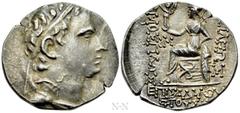 Greek Coins KINGS OF THRACE. Mostis (Circa 125-86 BC). AR Tetradrachm. Dated year 38 (102/1 BC). Obv: Diademed and draped bust right. Rev: ΒΑΣΙΛΕΩΣ MOΣTIΔΟΣ / EΠΙ ΣΑΔΑΛΟΥ ΕΤΟΥΣ ΛH. Athena seated left,