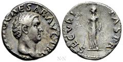 Roman Imperial Coins OTHO (69). Denarius. Rome. Obv: IMP (M) OTHO CAESAR AVG TR P. Bare head right. Rev: SECVRITAS PR. Securitas standing left, holding wreath and sceptre. RIC² 8 or 10. Condition: Ver