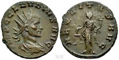 Roman Imperial Coins CLAUDIUS II GOTHICUS (268-270). Antoninianus. Rome. Obv: IMP C CLAVDIVS AVG. Radiate, draped and cuirassed bust right. Rev: AEQVITAS AVG. Aequitas standing left, holding cornucopi