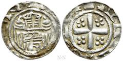 Medieval Coins GERMANY. Münster (Bistum). Pfennig (Circa 12th century). Obv: Church with two towers. Rev: Cross; small cross in each quarter. Ilisch V.12. Condition: Good very fine. Weight: 1.46 g. Di