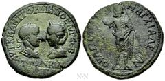 Roman Provincial Coins THRACE. Anchialus. Gordian III, with Tranquillina (238-244). Ae. Obv: ΑVΤ Κ Μ ΑΝΤ ΓΟΡΔΙΑΝΟϹ ΑVΓ ϹЄΒ ΤΡΑΝΚVΛΛΙΝΑ. Draped busts of Gordian, laureate, draped and cuirassed, and Tra