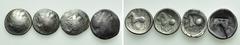 Group Lots 4 Celtic Tetradrachms. Obv: . Rev: . . Condition: See picture. Weight: g. Diameter: mm.