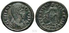 Roman Imperial Coins HELENA (Augusta, 324-328/30). Follis. Siscia. Obv: FL HELENA AVGVSTA. Diademed and mantled bust right. Rev: SECVRITAS REIPVBLICE / •Γ SIS•. Securitas standing left, holding branch