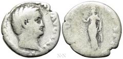 Roman Imperial Coins OTHO (69). Denarius. Rome. Obv: IMP (M) OTHO CAESAR AVG TR P. Bare head right. Rev: SECVRITAS PR. Securitas standing left, holding wreath and sceptre. RIC² 8 or 10. Condition: Fai