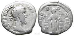 Roman Imperial Coins DIDIUS JULIANUS (193). Denarius. Rome. Obv: IMP CAES M DID IVLIAN AVG. Laureate head right. Rev: CONCORD MILIT. Concordia standing left, holding aquila in each hand. RIC 1. Condit