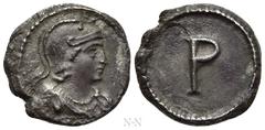 Roman Imperial Coins ANONYMOUS. Time of Constantine I 'the Great to Constantius II (Circa 330-354). 1/3 Siliqua. Constantinople. Commemorative series. Obv: Helmeted and draped bust of Constantinopolis