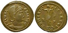 Roman Imperial Coins GALERIA VALERIA (Augusta, 293-311). Follis. Alexandria. Obv: GAL VALERIA AVG. Draped bust right, wearing stephane. Rev: VENERI VICTRICI / K - Γ / P / ALE. Venus standing left, hol