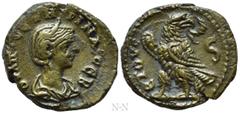 Roman Provincial Coins EGYPT. Alexandria. Severina (Augusta, 270-275). BI Tetradrachm. Dated RY 6 of Aurelian (AD 274/5). Obv: OVΛΠ CЄVHPINA CЄB. Diademed and draped bust right. Rev: ЄTOVC S (date). E