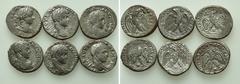 Group Lots 6 Roman Provincial Tetradrachms. Obv: . Rev: . . Condition: See picture. Weight: g. Diameter: mm.