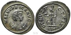 Roman Imperial Coins MAGNIA URBICA (Augusta, 283-285). Antoninianus. Rome. Obv: MAGN VRBICA AVG. Draped bust right, wearing stephane and set upon crescent. Rev: VENVS VICTRIX / KAς. Venus standing lef