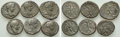 Group Lots 6 Roman Provincial Tetradrachms. Obv: . Rev: . . Condition: See picture. Weight: g. Diameter: mm.