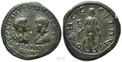 Roman Provincial Coins MOESIA INFERIOR. Odessus. Gordian III, with Tranquillina (238-244). Ae Pentassarion. Obv: AVT K M ANT ΓOPΔIANOC AVΓ CЄ / TPANKVΛΛЄINA. Draped busts of Gordian, laureate and cuir