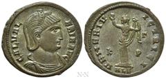 Roman Imperial Coins GALERIA VALERIA (Augusta, 293-311). Follis. Alexandria. Obv: GAL VALERIA AVG. Draped bust right, wearing stephane. Rev: VENERI VICTRICI / K - Γ / P / ALE. Venus standing left, hol