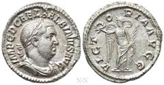 Roman Imperial Coins BALBINUS (238). Denarius. Rome. Obv: IMP C D CAE L BALBINVS AVG. Laureate, draped and curiassed bust right. Rev: VICTORIA AVGG. Victory standing facing, head left, holding wreath 