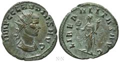 Roman Imperial Coins CLAUDIUS II GOTHICUS (268-270). Antoninianus. Rome. Obv: IMP C CLAVDIVS AVG. Radiate and cuirassed bust right. Rev: LIBERALITAS AVG. Liberalitas standing left, holding abacus and 