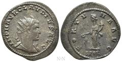 Roman Imperial Coins CLAUDIUS II GOTHICUS (268-270). Antoninianus. Smyrna. Obv: IMP M AVR CLAVDIVS AVG. Radiate and cuirassed bust right. Rev: FORTVNA AVG / SPQR. Fortuna standing left, holding cornuc