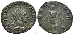 Roman Imperial Coins QUINTILLUS (270). Antoninianus. Rome. Obv: IMP C M AVR CL QVINTILLVS AVG. Radiate, draped and cuirassed bust right. Rev: VIRTVS AVG / B. Virtus standing left, holding spear and re
