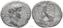 Roman Provincial Coins SELEUCIS & PIERIA. Antioch. Otho (69). Tetradrachm. Dated RY 1 (AD 69). Obv: ΑΥΤΟΚΡΑΤωΡ ΜΑΡΚΟϹ ΟΘωΝ ΚΑΙϹΑΡ ϹЄΒΑϹΤΟϹ. Laureate head right. Rev: ЄΤΟΥϹ Α. Eagle standing left on br