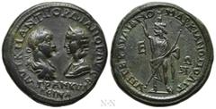 Roman Provincial Coins MOESIA INFERIOR. Marcianopolis. Gordian III, with Tranquillina (238-244). Ae Pentassarion. Prosius Tertullianus, legatus Augusti pro praetore. Obv: ΑΥΤ Κ Μ ΑΝΤ ΓΟΡΔΙΑΝΟϹ ΑΥΓ ϹЄ 