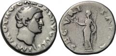 OTHO (69). Denarius. Rome. Obv: IMP M OTHO CAESAR AVG TR P. Bare head right. Rev: SECVRITAS P R. Securitas standing left, holding wreath and sceptre. RIC 12. Condition: Very fine. Weight: 3.2 g. Diame