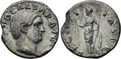 OTHO (69). Denarius. Rome. Obv: IMP OTHO CAESAR AVG TR P. Bare head right. Rev: SECVRITAS P R. Securitas standing left, holding wreath and scepter. RIC 12. Condition: Very fine. Weight: 3.04 g. Diamet