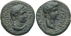 LYDIA. Sardes. Nero (54-68). Ae. Mindios, magistrate. Obv: NEPΩN KAIΣAP. Laureate head right. Rev: EΠΙ MINΔIOY ΣAPΔIANΩN. Laureate head of Hercules right, with lion's skin tied around neck. RPC 3002. 