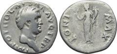 OTHO (69). Denarius. Rome. Obv: IMP OTHO CAESAR AVG TR P. Bare head right. Rev: PONT MAX. Ceres standing left, holding grain ears and cornucopia. RIC 6. Condition: Very fine. Weight: 3.09 g. Diameter: