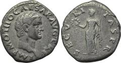 OTHO (69). Denarius. Rome. Obv: IMP M OTHO CAESAR AVG TR P. Bare head right. Rev: SECVRITAS P R. Securitas standing left, holding wreath and sceptre. RIC 12. Condition: Very fine. Weight: 3.00 g. Diam