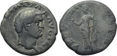 OTHO (69). Denarius. Rome. Obv: IMP M OTHO CAESAR AVG TR P. Bare head right. Rev: SECVRITAS P R. Securitas standing left, holding wreath and sceptre. RIC 12. Condition: Near very fine. Weight: 3.0 g. 