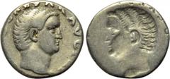 OTHO (69). Denarius. Rome. Obverse brockage. Obv: IMP M OTHO CAESAR AVG TR P. Bare head right. Rev: Incuse and reverse of obverse. . Condition: Very fine. Weight: 3.40 g. Diameter: 17 mm.