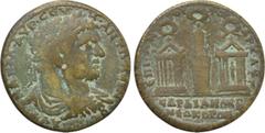 LYDIA. Sardes. Caracalla (198-217). Ae. An. Rouphos, first archon for the third time. Obv: AVT KAI M AVP CЄVH ANTΩNЄINOC. Laureate, draped and cuirassed bust right. Rev: ЄΠI AN POVΦOV APX A TO Γ / CAP
