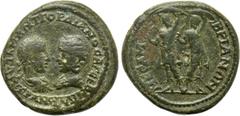 Roman Provincial Coins THRACE. Mesembria. Gordian III with Tranquillina (238-244). Ae. Obv: AVT K M ANT ΓOPΔIANOC AVΓ CEB / TPANKVΛΛIN. Laureate, draped and cuirassed bust of Gordian and draped bust o