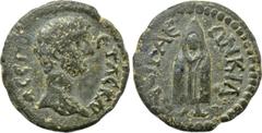 Roman Provincial Coins LYDIA. Nicaea Cilbianorum (Cilbiani Inferiores). Geta (Caesar, 198-209). Ae. Obv: Λ CЄΠ ΓЄTAC KAI. Bare head right. Rev: NЄIKAЄΩN KIΛ. Telesphoros standing facing. SNG von Auloc