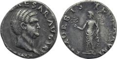 Roman Imperial Coins OTHO (69). Denarius. Rome. Obv: IMP M OTHO CAESAR AVG TR P. Bare head right. Rev: PAX ORBIS TERRARVM. Pax standing left, holding olive branch and caduceus. RIC² 4. Condition: Very