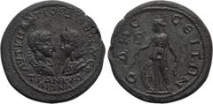 Roman Provincial Coins MOESIA INFERIOR. Odessus. Gordian III with Tranquillina (238-244). Ae Pentassarion. Obv: AVT K M ANT ΓOPΔIANOC AVΓ CЄ / TPANKVΛΛЄINA. Laureate, draped and cuirassed bust of Gord