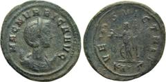 Roman Imperial Coins MAGNIA URBICA (Augusta, 283-285). Antoninianus. Rome. Obv: MAGN VRBICA AVG. Draped bust right, wearing stephane and set upon crescent. Rev: VENVS VICTRIX / KA (crescent) ς. Venus 