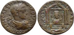 Roman Provincial Coins PHOENICIA. Berytus. Gordian III (238-244). Ae. Obv: IMP CAES M ANT GORDIANVS AVG COS II P P. Laureate, draped and cuirassed bust right. Rev: COL IVL AVG FEL / BER. Facing bust o