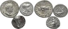 Group Lots 3 Roman Coins; including Aelius and Balbinus. Obv: . Rev: . . Condition: See picture. Weight: g. Diameter: mm.