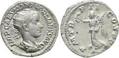 Roman Imperial Coins GORDIAN III (238-244). Antoninianus. Rome. Obv: IMP CAES M ANT GORDIANVS AVG. Radiate, draped and cuirassed bust right. Rev: P M TR P II COS P P. Victory advancing left, holding w