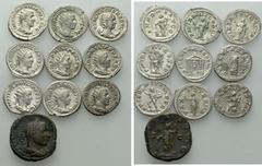 Group Lots 10 Coins of Philippus Arabs and his Family. Obv: . Rev: . . Condition: See picture. Weight: g. Diameter: mm.