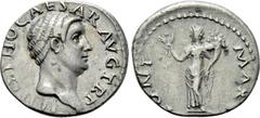 Roman Imperial Coins OTHO (69). Denarius. Rome. Obv: IMP OTHO CAESAR AVG TR P. Bare head right. Rev: PONT MAX. Ceres standing left, holding grain ears and cornucopia. RIC² 20 (aureus) note. Condition: