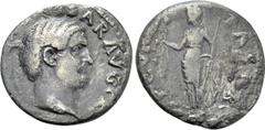 Roman Imperial Coins OTHO (69). Denarius. Rome. Obv: IMP M OTHO CAESAR AVG TR P. Bare head right. Rev: SECVRITAS PR. Securitas standing left, holding wreath and sceptre. RIC² 8. Condition: Good fine. 