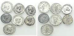 Group Lots 6 Roman Silver Coins and 1 Limes Falsum of Orbiana. Obv: . Rev: . . Condition: See picture. Weight: g. Diameter: mm.