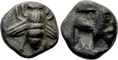 Greek Coins IONIA. Ephesos. 1/24 Stater (Circa 550-500 BC). Obv: Bee. Rev: Quadripartite incuse square. Karwiese Series III; SNG Kayhan I 115; SNG von Aulock -; Rosen 572. Condition: Very fine. Weight