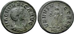 Roman Imperial Coins MAGNIA URBICA (Augusta, 283-285). Antoninianus. Rome. Obv: MAGN VRBICA AVG. Draped bust right, wearing stephane and set upon crescent. Rev: VENVS VICTRIX / KAς. Venus standing lef