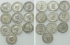 Group Lots 10 Coins of Philippus Arabs and his Family. Obv: . Rev: . . Condition: See picture. Weight: g. Diameter: mm.