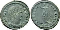 Roman Imperial Coins GALERIA VALERIA (Augusta, 293-311). Follis. Heraclea. Obv: GAL VALERIA AVG. Draped bust right, wearing stephane. Rev: VENERI VICTRICI / HTΓ. Venus standing left, holding apple and