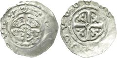 Medieval Coins AUSTRIA. Fischau. Otakar IV (1164-1192). Pfennig. Obv: Cross, with inward-facing lis. Rev: Cross. CNA B72. Condition: Very fine. Weight: 0.99 g. Diameter: 22 mm.