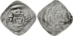 Medieval Coins HOLY ROMAN EMPIRE. Graz. Rudolf von Habsburg (1276-1281). Pfennig. Obv: RVA - OLF. Bust right. Rev: Eagle. CNA D26. Condition: Very fine. Weight: 0.69 g. Diameter: 16 mm.