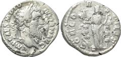 Roman Imperial Coins DIDIUS JULIANUS (193). Fourrée Denarius. Rome. Obv: IMP CAES M DID IVLIAN AVG. Laureate bust right. Rev: CONCORDIA MILIT. Concordia standing left, holding legionary eagle and stan